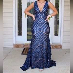 Jovani Prom Dress ~ Blue